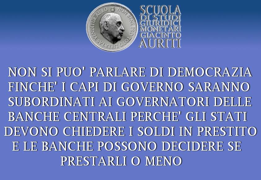 democrazia governatori banche centrali